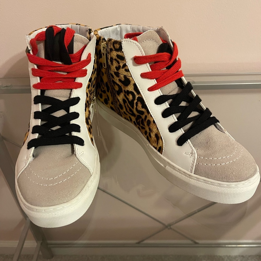 Steve Madden Womens Tracey-L Hi-top Sneakers